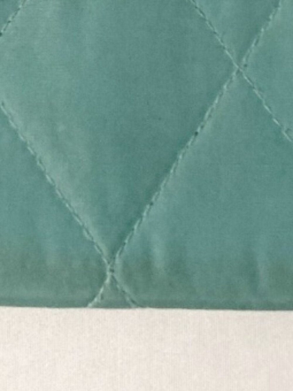 Vera Bradley Essential Slim Wallet Green Small Minimal Quilted - Picture 10 of 10